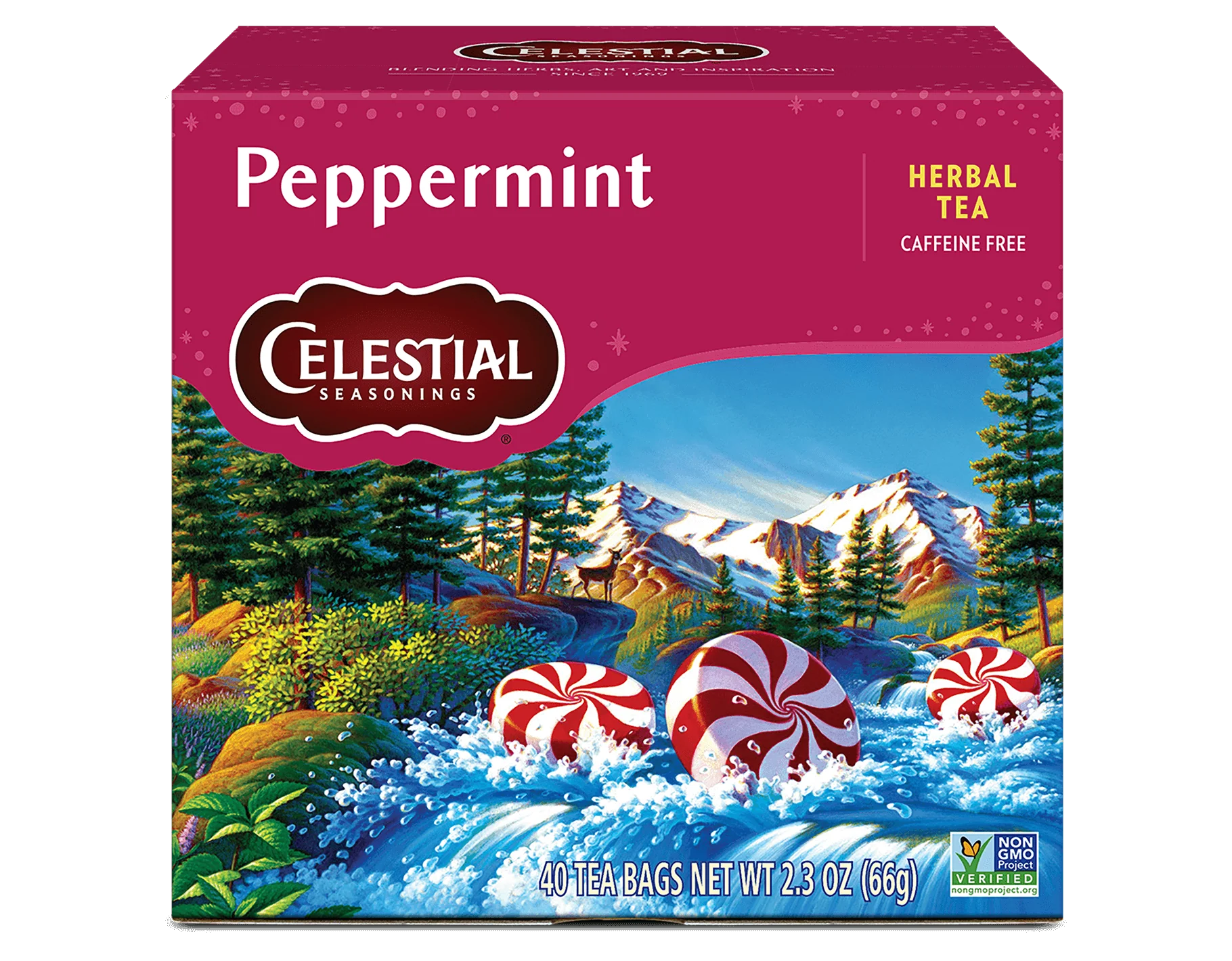 Peppermint Herbal Tea, 40 ct